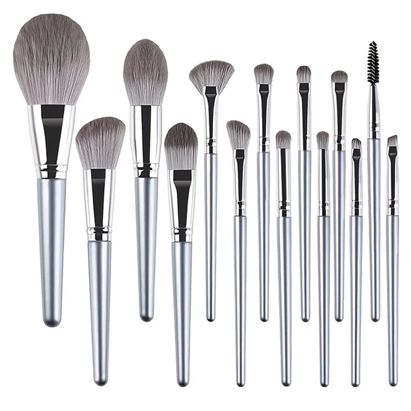 RUNTOIN 14pc & 34pc Professional Makeup Brush Set | Travel Kit