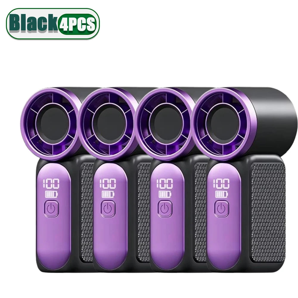 Mini Handheld Fan USB Rechargeable 3600mAh | 100 Speeds