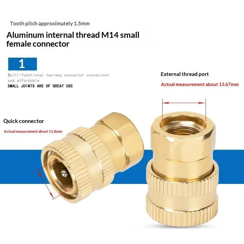 M14 x 1.5 Quick Connector Set – Leak-Proof Pressure Washer Fittings