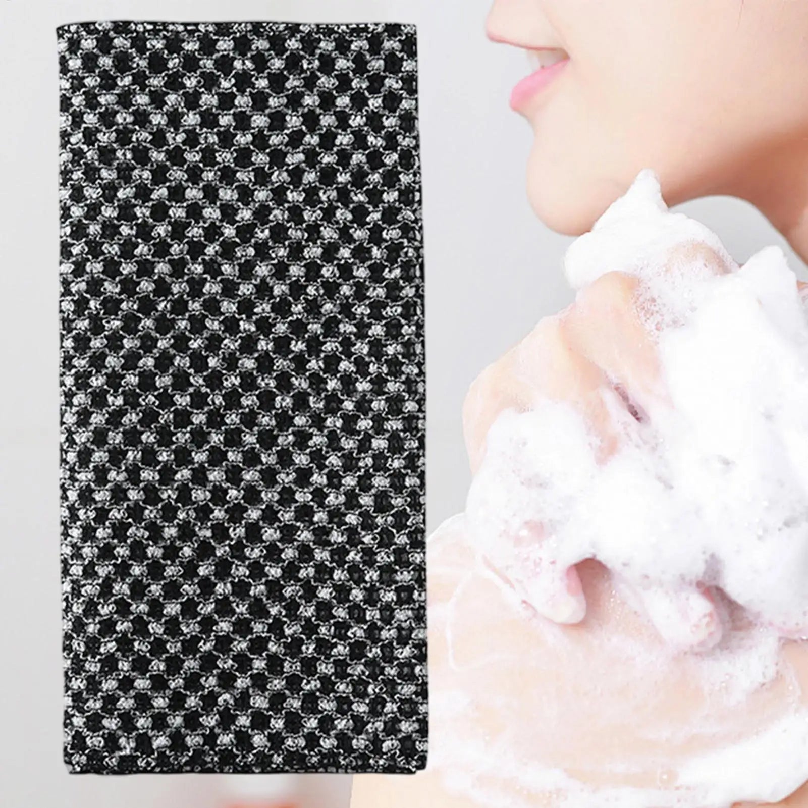 Body Exfoliator Towel Bath Body Back Wash Cloth Towel Bath Scrubber Exfoliating Scrub Shower Sponge Body Bathroom Accessories Peaceful Pleasures Health and Wellness