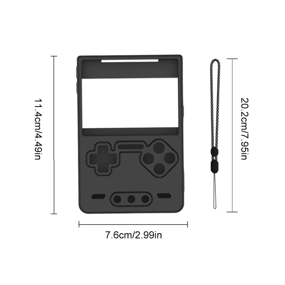 Silicone Protective Cover for Trimui Brick Game Console Shockproof Protector Shell Sleeve Anti-Scratch Soft Skin Cover Case Peaceful Pleasures Health and Wellness