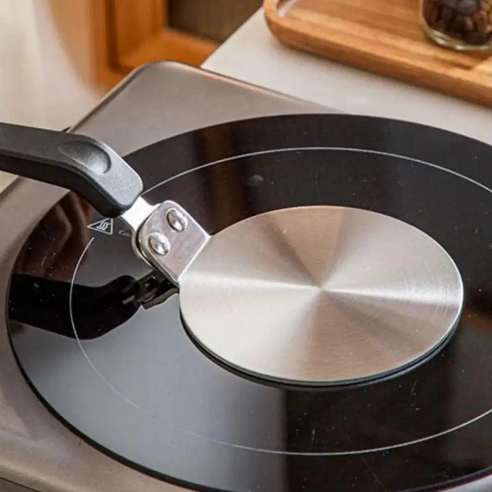 Induction Cooker Gas Stove Coffee Heating Tools Silver Stainless Steel Thermal Conductive Plate Home Outdoor Kitchen Supplies Peaceful Pleasures Health and Wellness