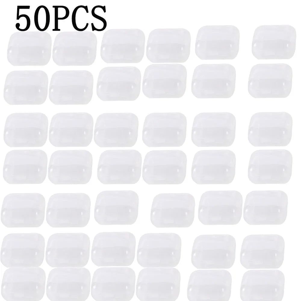 Mini Transparent Plastic Bead Storage Boxes | 10/20/50PCS