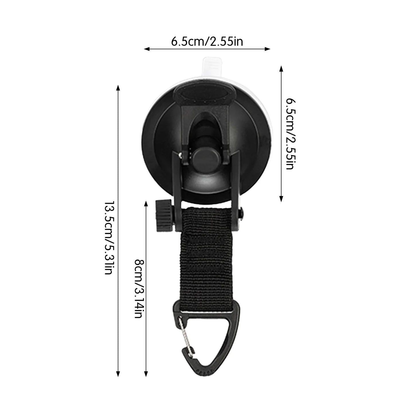Heavy Duty Camping Suction Cup Adjustable Camping Suction Hook for Tents Hiking RV Windows Peaceful Pleasures Health and Wellness