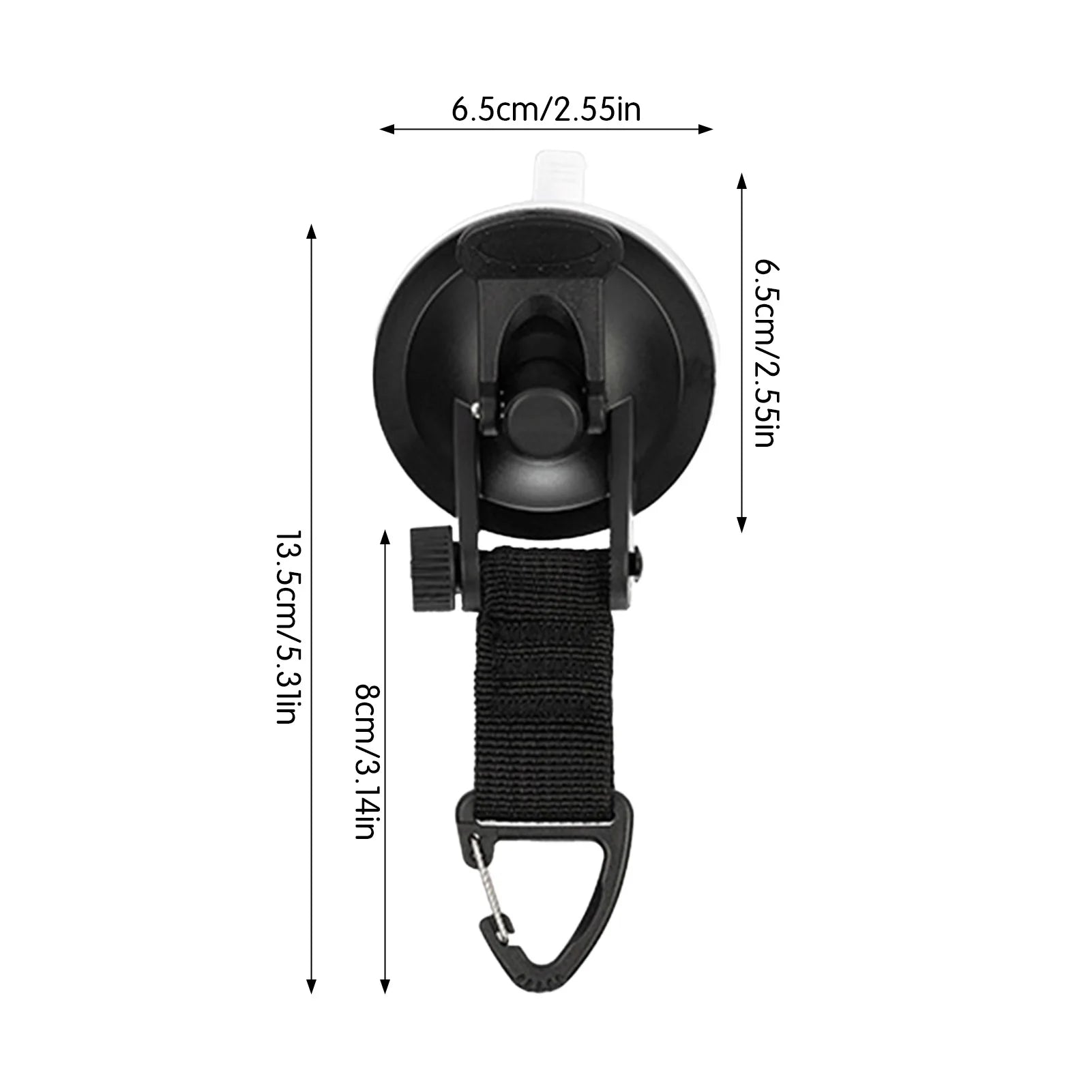 Heavy Duty Camping Suction Cup Adjustable Camping Suction Hook for Tents Hiking RV Windows Peaceful Pleasures Health and Wellness