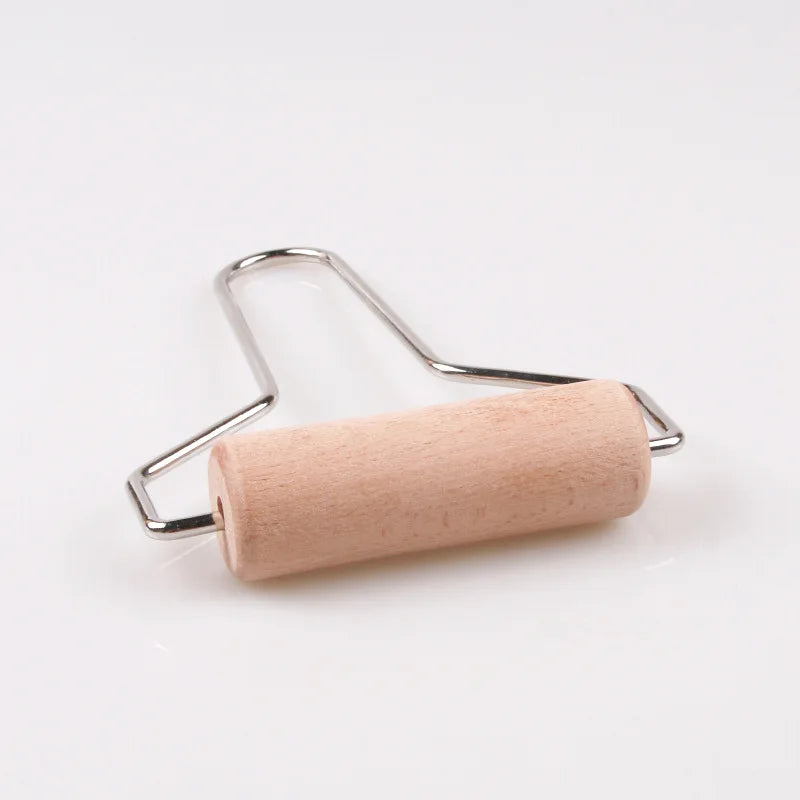 Professional Wooden Clay Roller Pottery Creates Smooth Even Sheets
