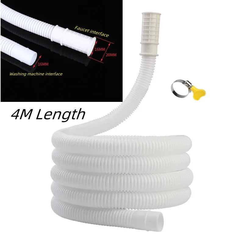 1–4M Flexible Drain Hose Extension | Washing Machine & AC