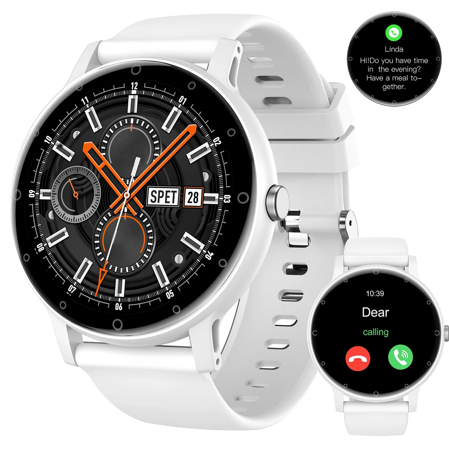 LOMAXFR Smart Watch – Multi-Sport, Heart Rate & Notifications