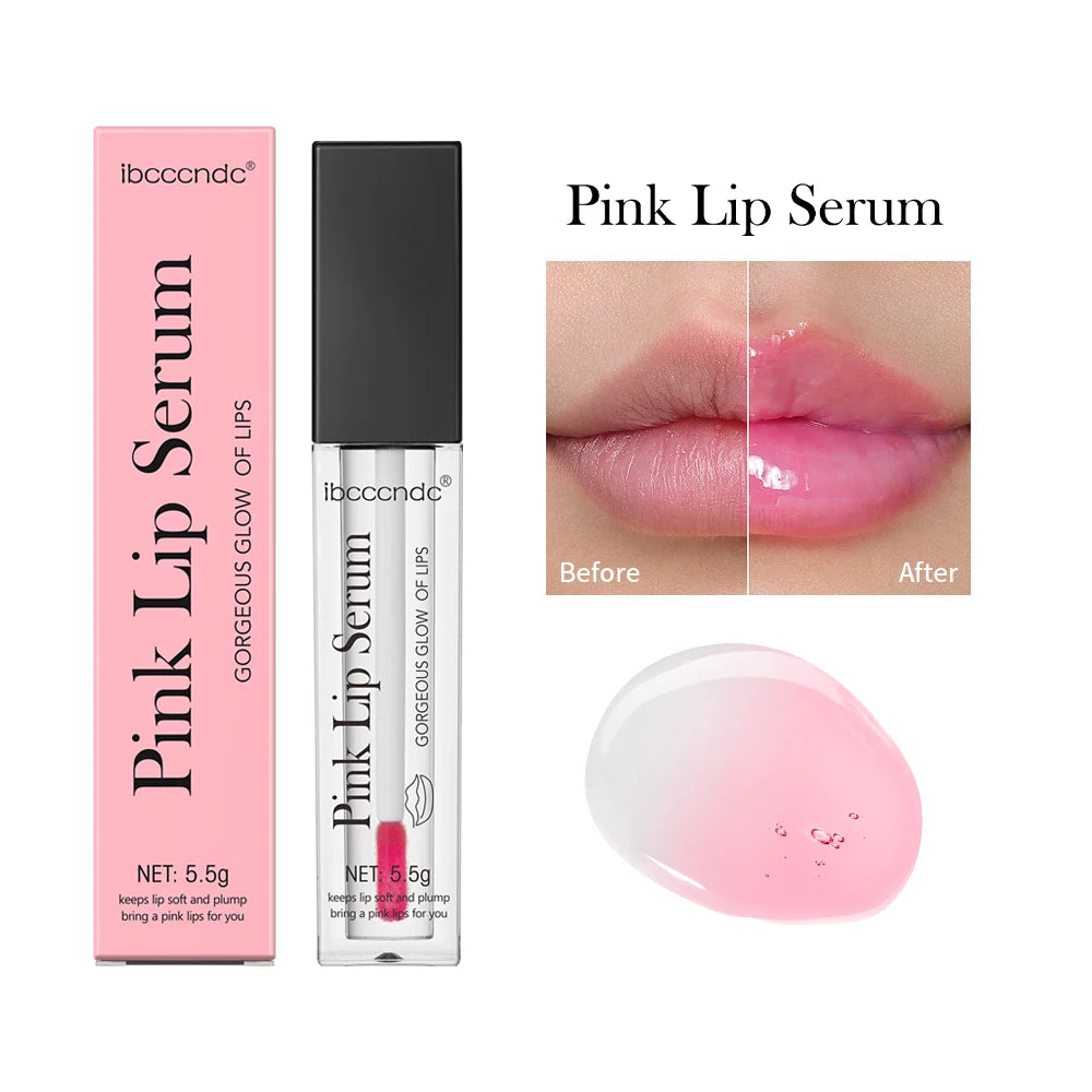 ibcccndc Pink Lip Serum Lotion Moisturizes Moisturizes And Plump Lips Removes Dead Skin Pink Lip Essence Brightener Use Of Face Peaceful Pleasures Health and Wellness pink lip serum