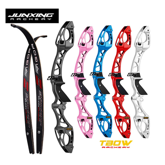JUNXING H8 25-Inch Recurve Bow Right Hand Aluminum Riser F-interface Peaceful Pleasures Health and Wellness