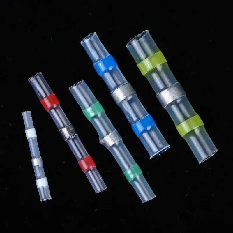 New 100Pcs Waterproof Heat Shrink Tube With Solder Insulation Wire Terminal Connector Heat Shrink Welding Ring Terminal Peaceful Pleasures Health and Wellness