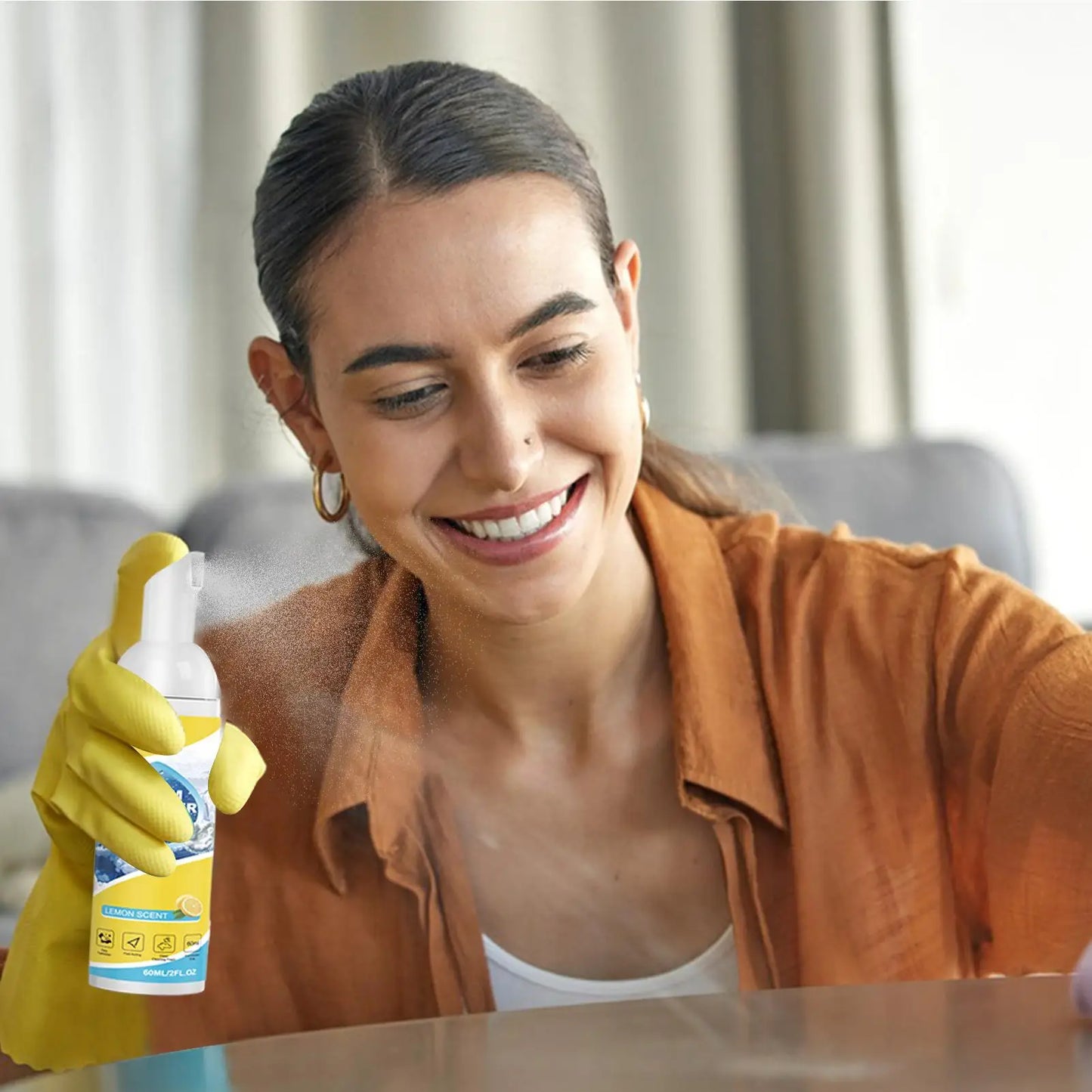 60ml Multi-Purpose Foam Cleaner | Car, Home & Kitchen