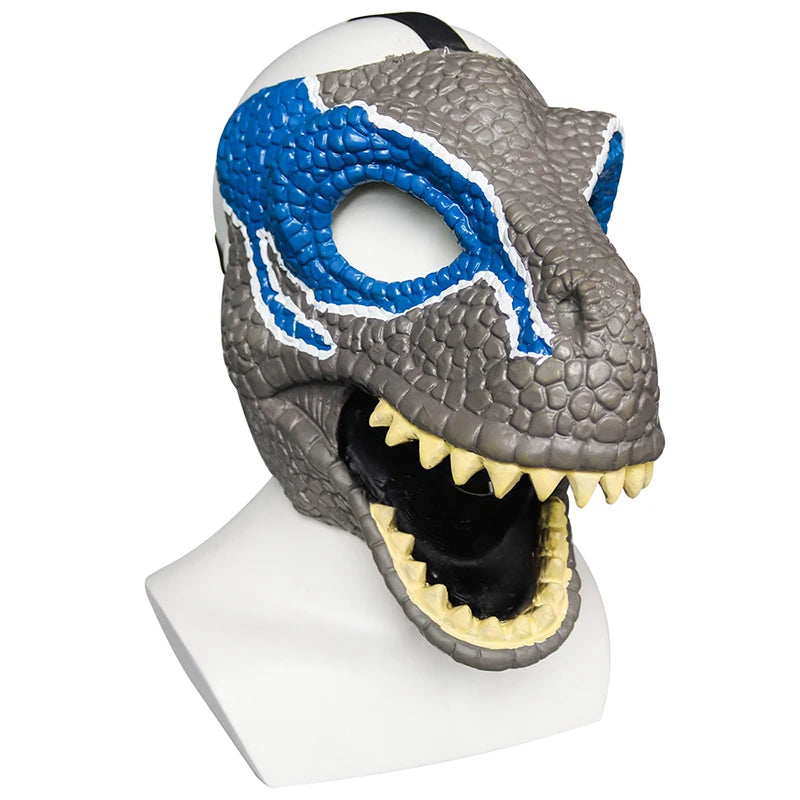 Halloween Opening Dinosaur Mask Halloween Foldable Latex Dinosaur Masque for Halloween Themed Party Accessory Peaceful Pleasures Health and Wellness