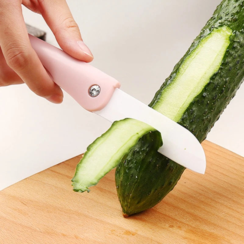 Fruit Knife Portable Folding Ceramic Household Products Mini Convenient Durable And Practical Kitchen Peeling Knife Peaceful Pleasures Health and Wellness