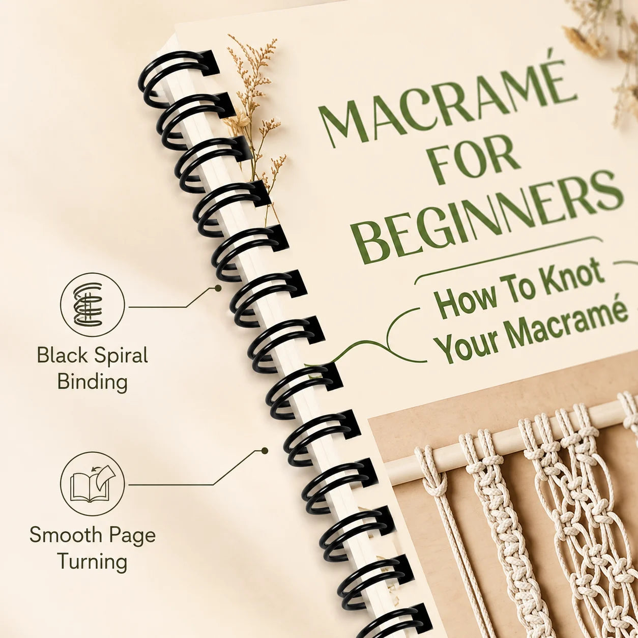 A5 Spiral Binding Manual Weaving Beginner's Guide Basic Knot Tutorial