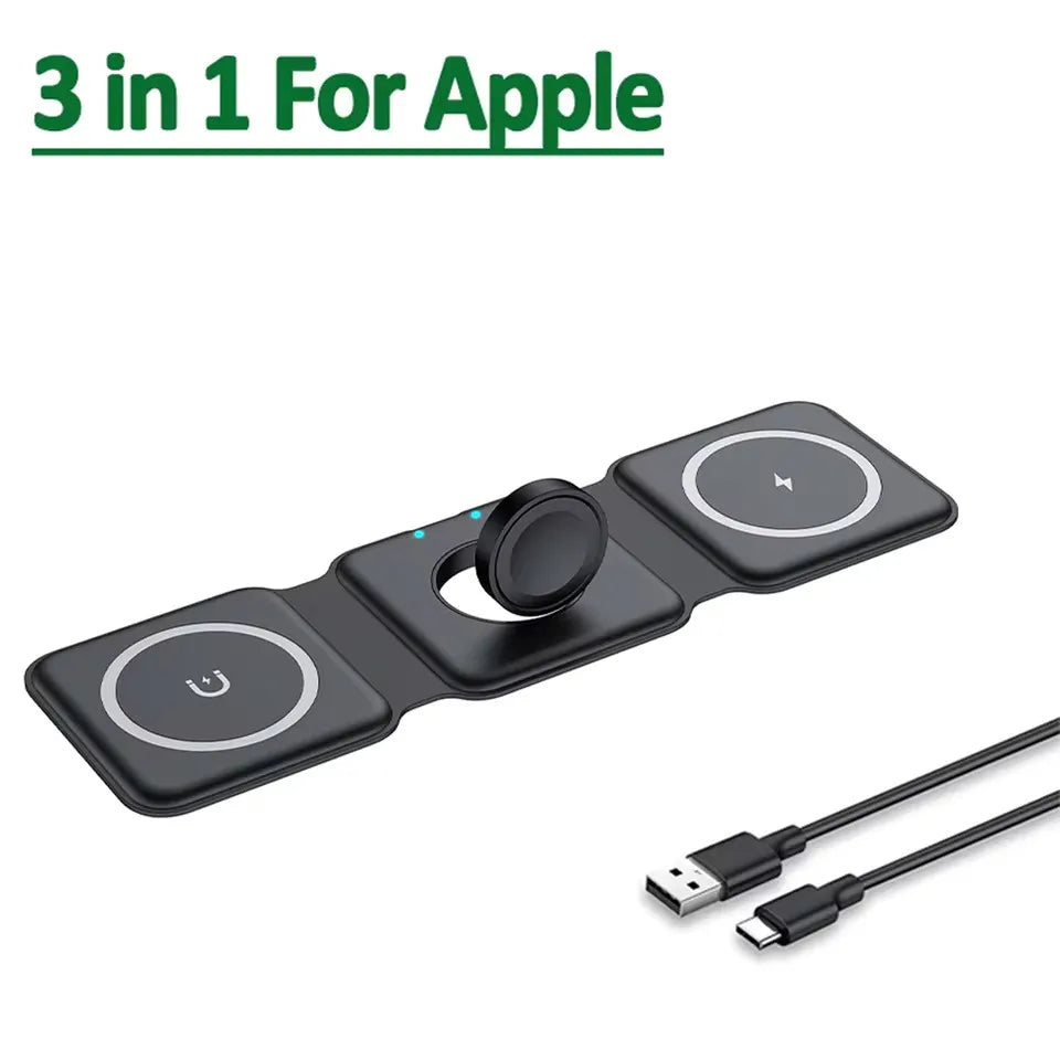 3-in-1 Wireless Charging Station | iPhone, Apple Watch & AirPods