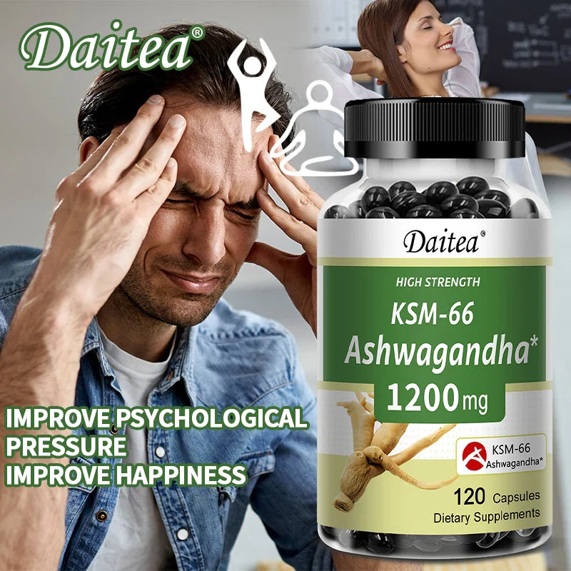 KSM-66 Ashwagandha 1200mg – Stress, Sleep & Mood Support