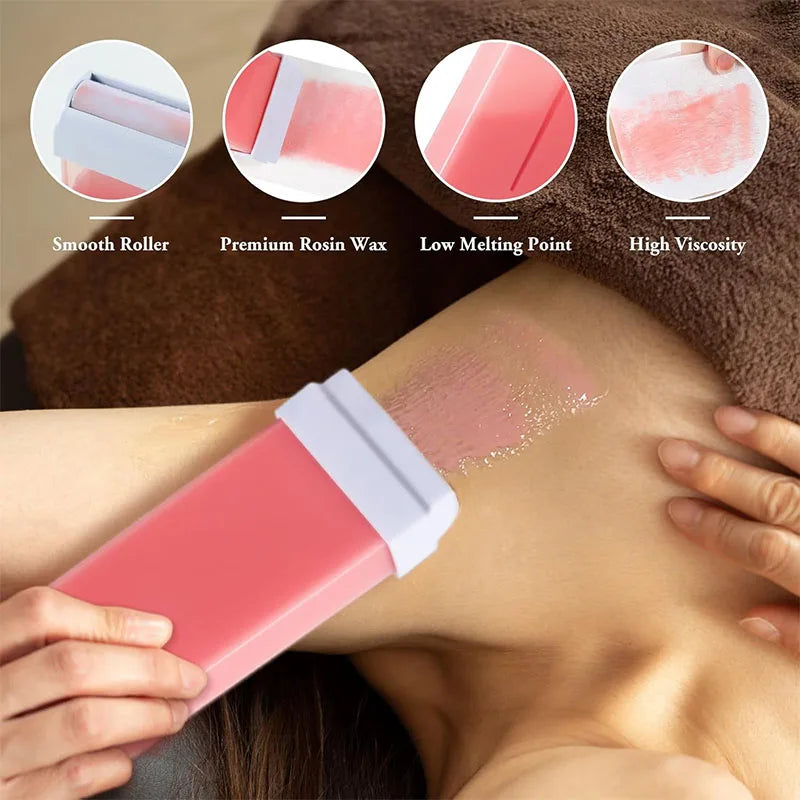 Pearl Roll-On Wax Cartridge Kit – Body Hair Removal Warmer