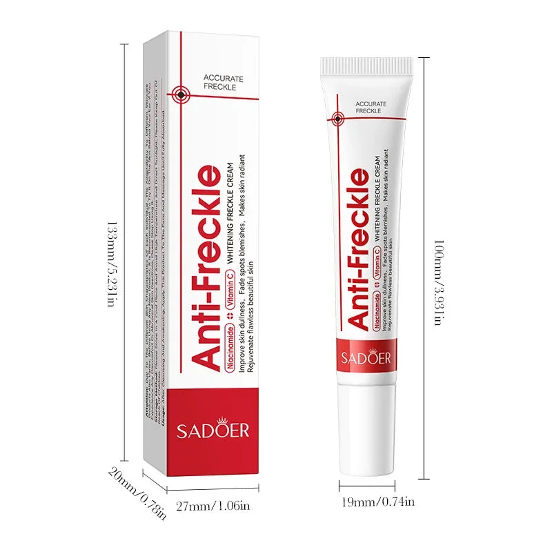 1/3/5pcs SADOER Anti Freckle Cream Face Whitening Creams Spot Removing Anti-aging Moisturizing Freckles Removal Facial Cream Peaceful Pleasures Health and Wellness
