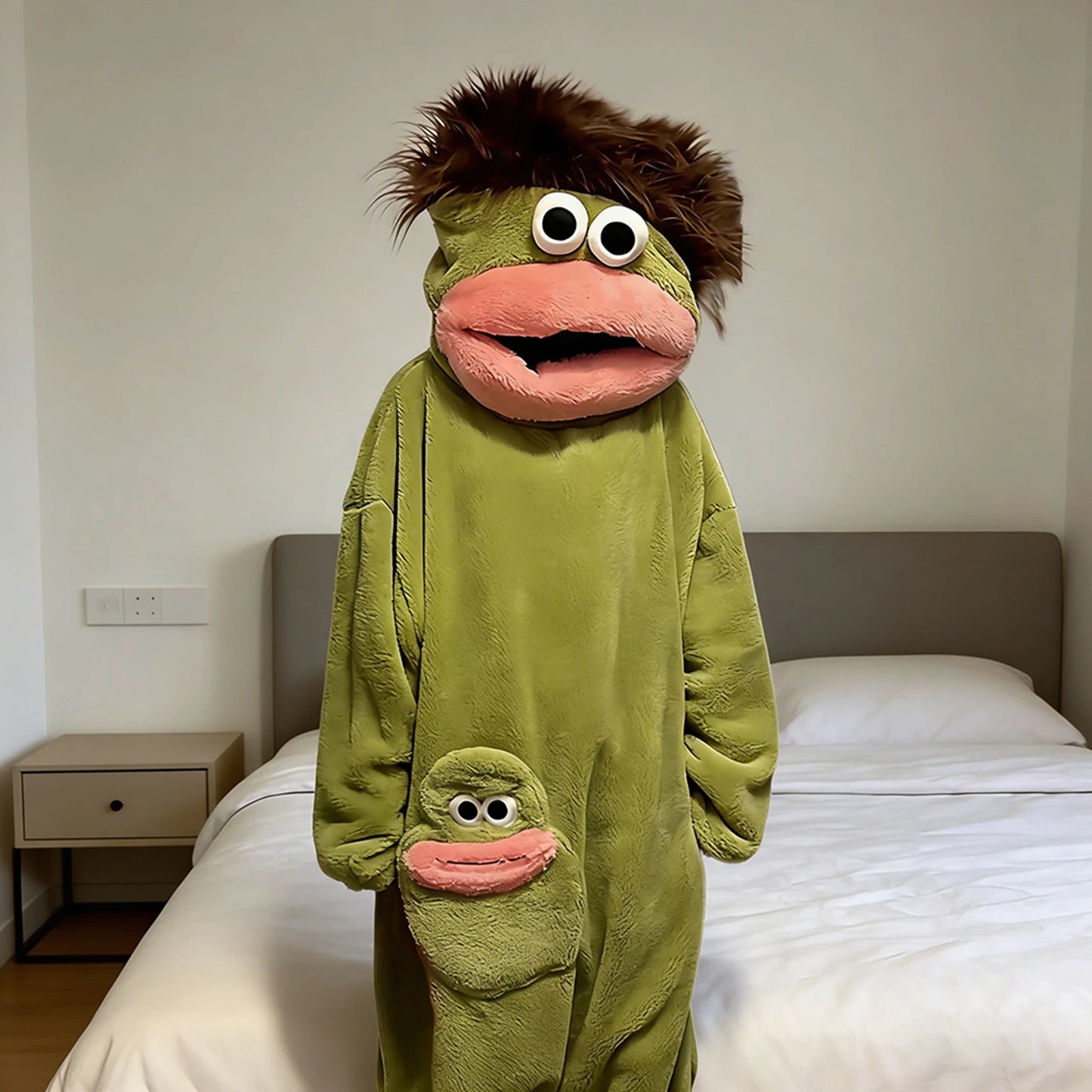 Monster Onesie Pajamas | Thick Coral Fleece Loungewear