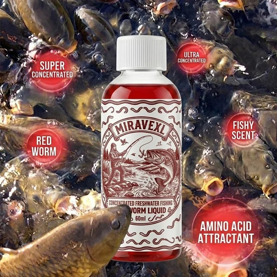 Bloodworm Liquid Fish Attractant – 60ml Carp Bait Additive