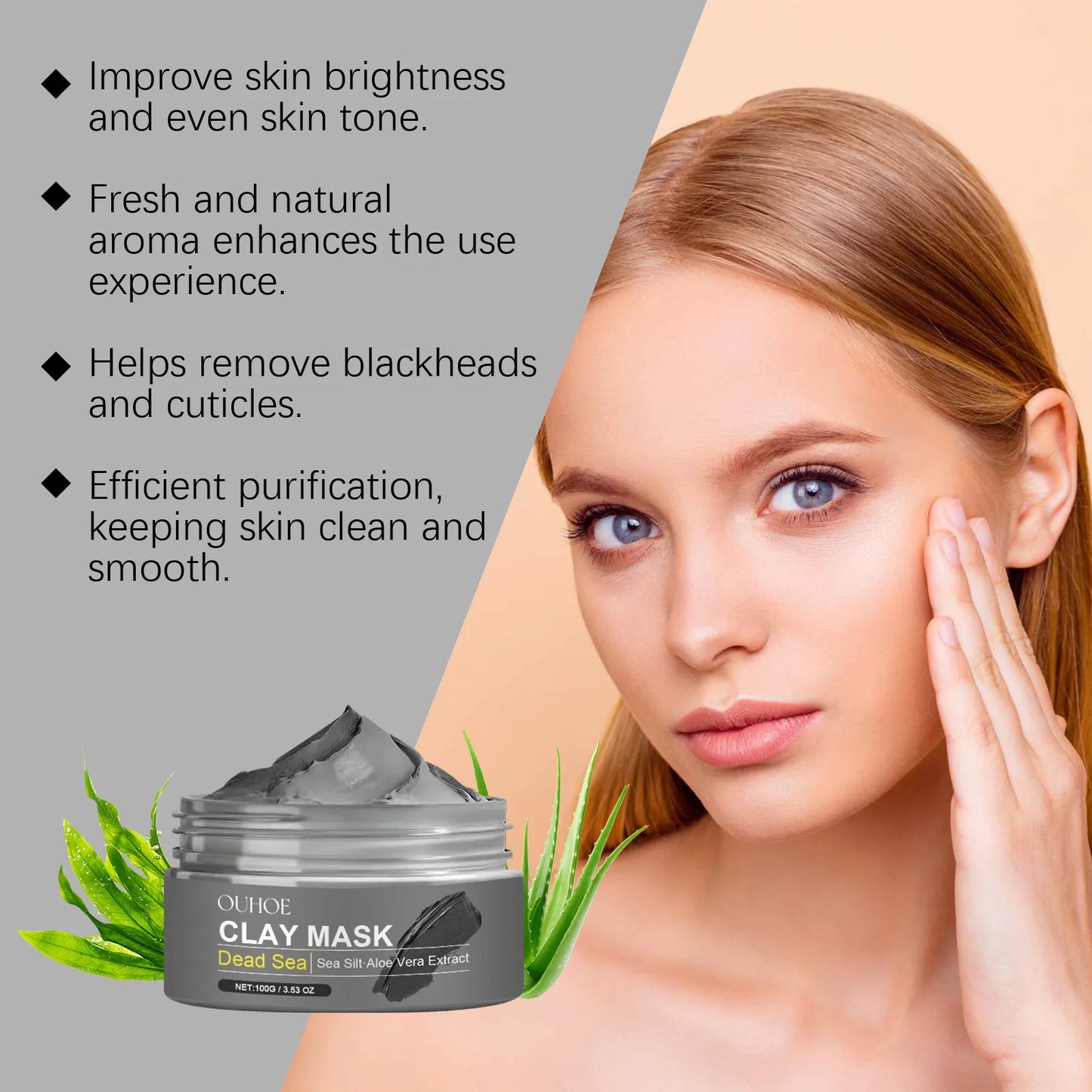 Dead Sea Mud Face Mask – Cleanse, Brighten & Hydrate 100g