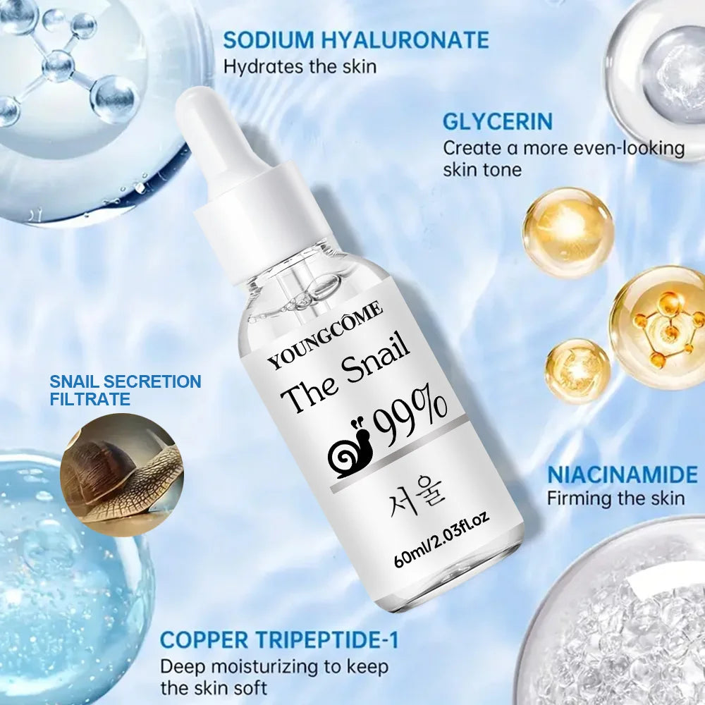 Snail Essence Face Serum – Hydrating, Brightening & Oil Control Face Serum Peaceful Pleasures Health and Wellness