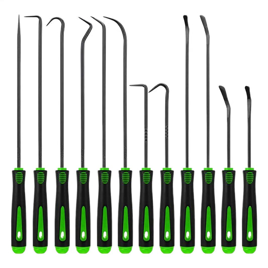 12-Piece Precision Pick & Hook Set | O-Ring Oil Seal Remover Pick & Hook Tool Set Peaceful Pleasures Health and Wellness