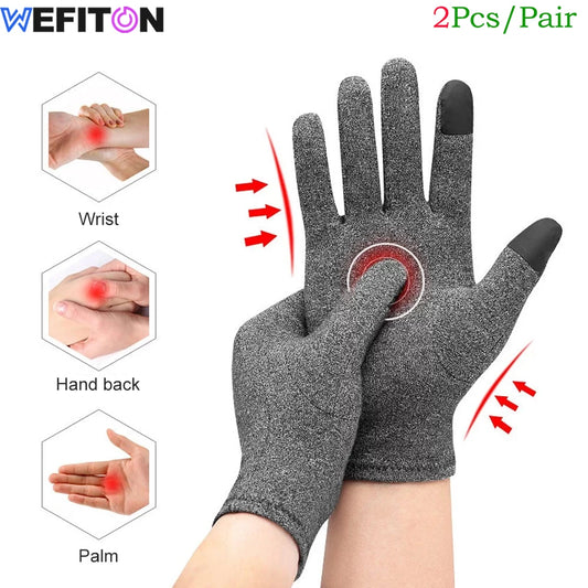 1Pair Compression Arthritis Gloves Premium Arthritic Joint Pain Relief Hand Gloves Therapy Full Fingers Sport Compression Gloves Peaceful Pleasures Health and Wellness