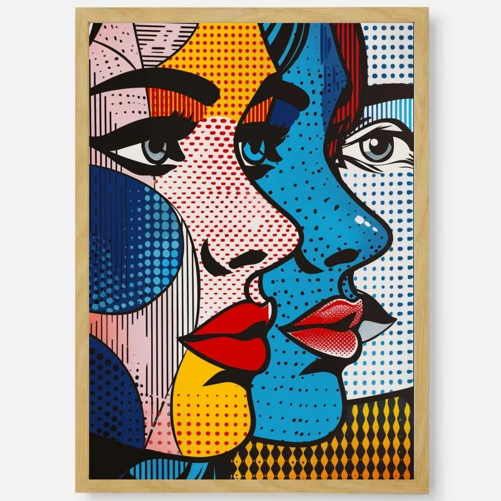 Abstract Pop Roy Lichtenstein Poster HD art sticky wall waterproof home living room bedroom bar aesthetic decoration Peaceful Pleasures Health and Wellness z7 15X20cmNoframe