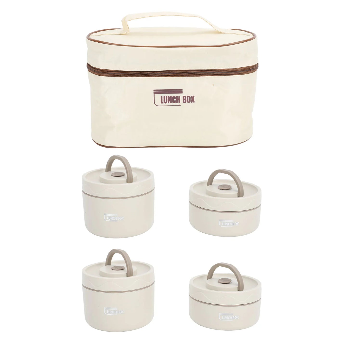 Thermal Lunch Box 304 Stainless Steel Multifunction Portable