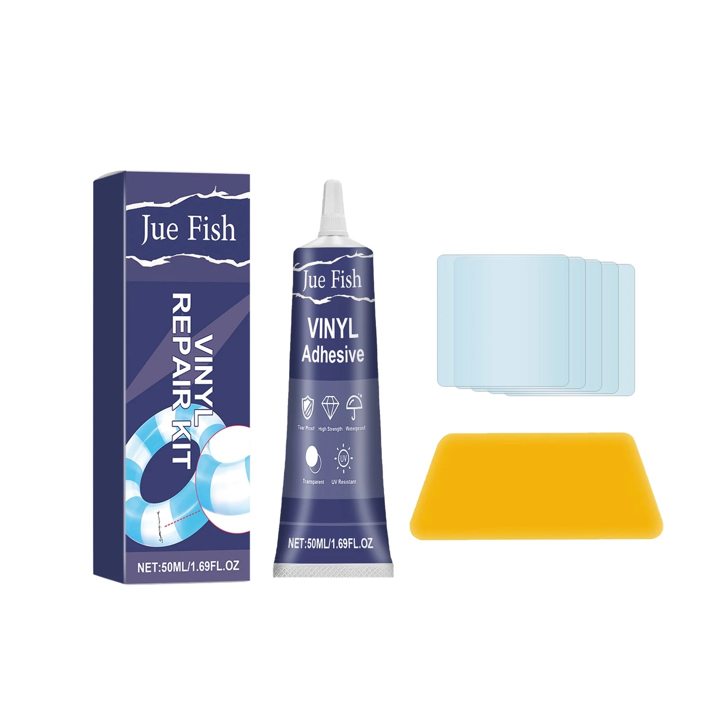 50ml Vinyl Repair Kit – Waterproof Patch Glue for Inflatables
