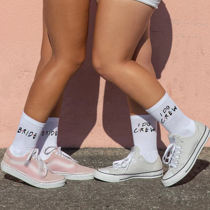 Bride to Be Socks – Friends Themed Bachelorette Bridal Gift Novelty Bridal Socks Peaceful Pleasures Health and Wellness