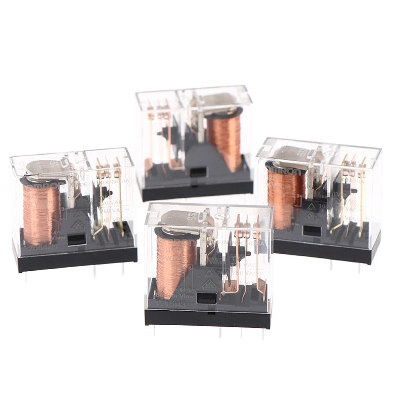 1Pc 5/8Pin 10A 250VAC Miniature Low-Power Relay G2R 12VDC 24VDC 12V 24V G2R-1 G2R-1-E DC12V DC24V Solder Terminals Peaceful Pleasures Health and Wellness