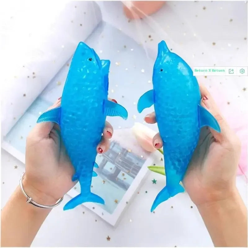 Shark & Dolphin Squish Stress Ball – Stretchy Fidget Toy
