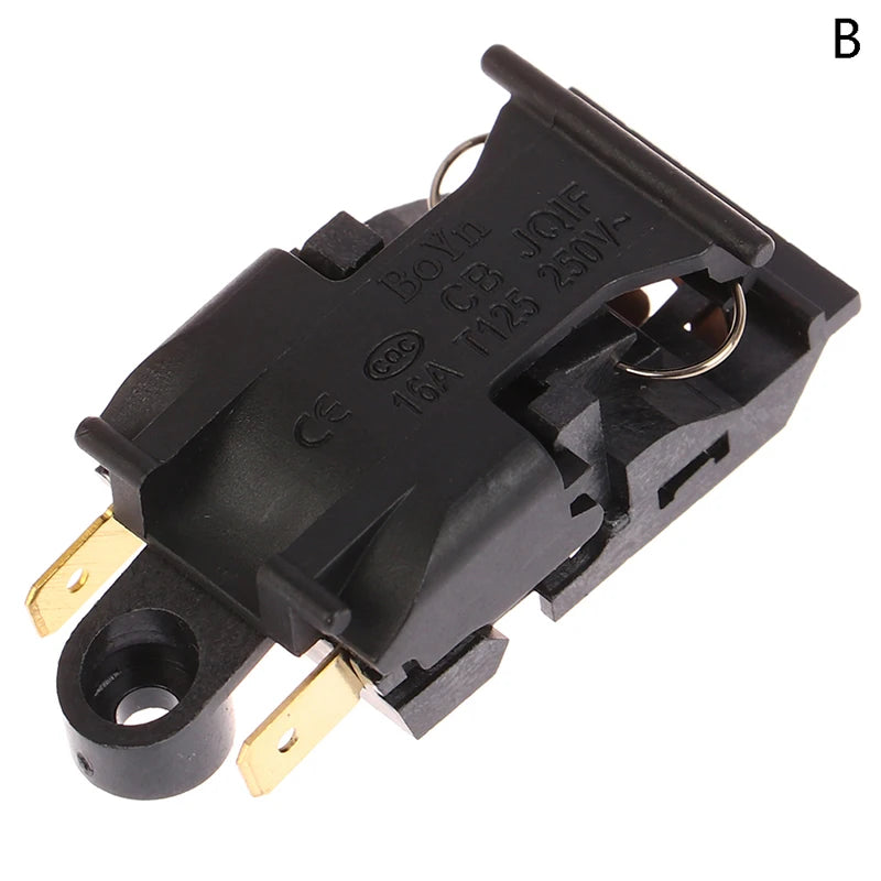 Electric Kettle Thermostat Switch 13A/16A Switch Steam Medium Kitchen Parts Accessories Peaceful Pleasures Health and Wellness 16A 1pc