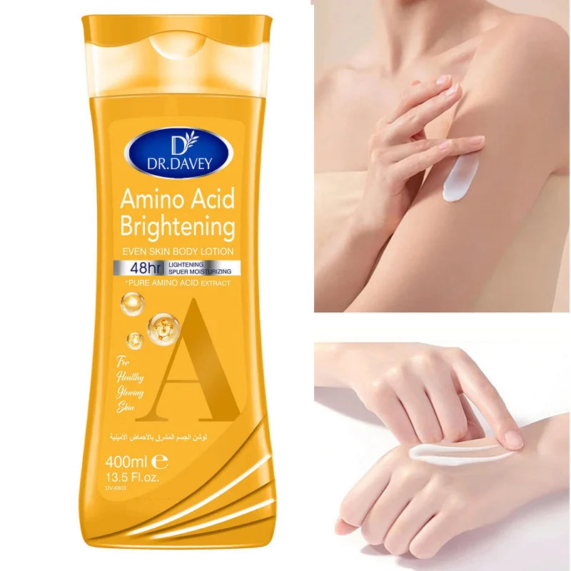 DR.DAVEY Amino Acid Body Lotion 400ml Large Capacity, Long-Lasting Fragrance, Refreshing, Moisturizing, Non-Greasy Peaceful Pleasures Health and Wellness