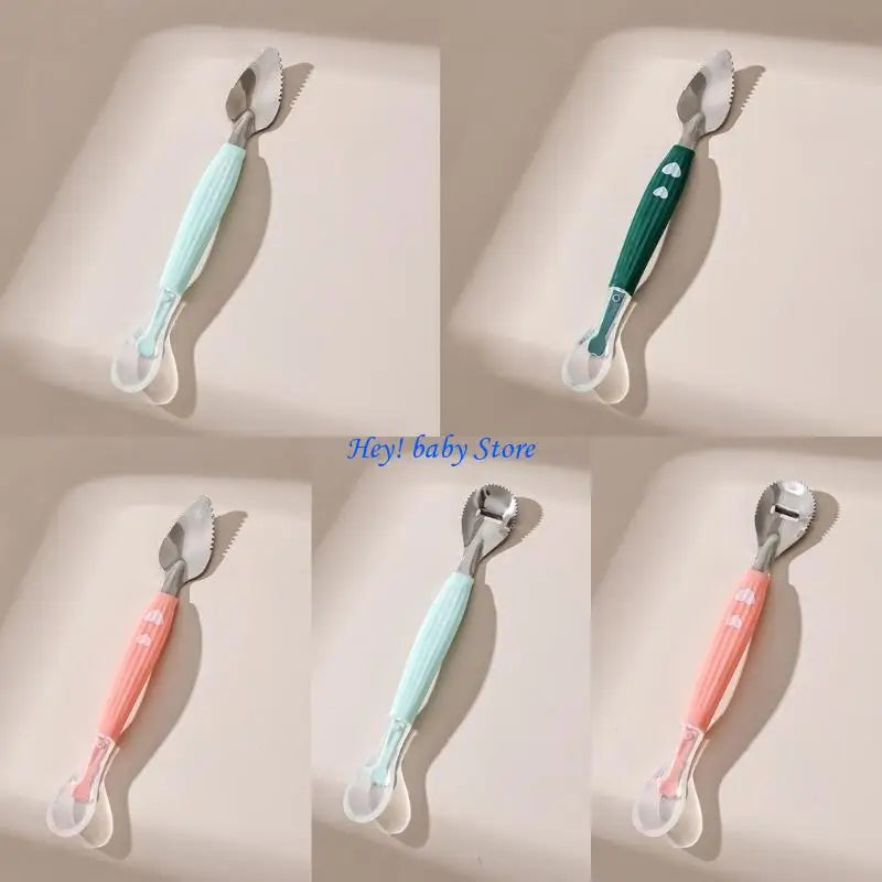 Double-Head Baby Feeding Spoon – BPA-Free Stainless Steel
