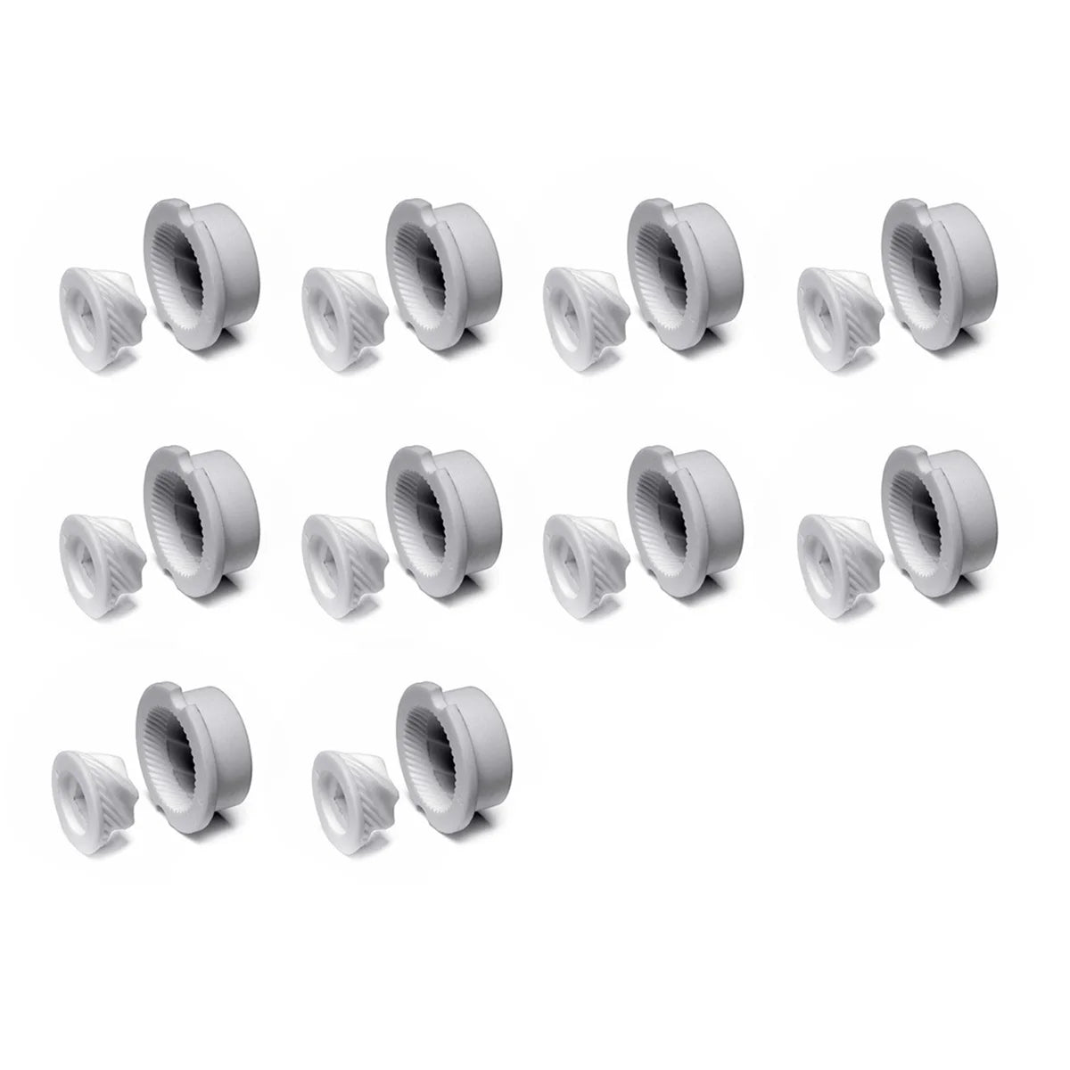 Conical Ceramic Burr, Ceramic Grinder for Wood Salt and Pepper Mill, Pepper Mill Replacement Parts Peaceful Pleasures Health and Wellness 10 pcs