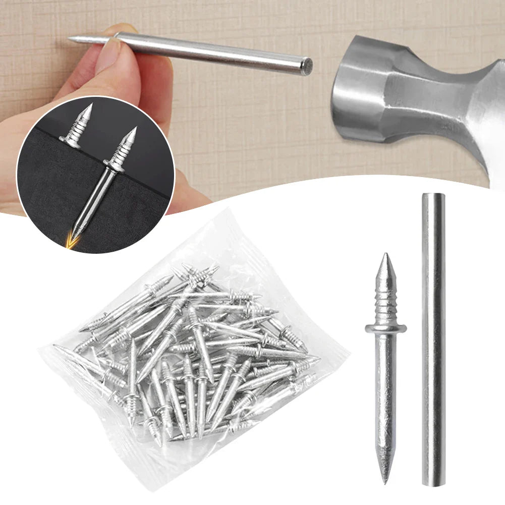 Seamless Double-Head Skirting Board Nails – Trace-Less 100–300pc