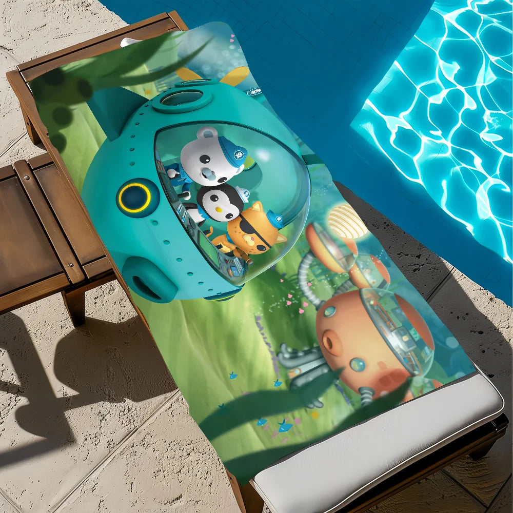 Octonauts Quick-Dry Kids Beach Towel | Pool, Travel & Gym