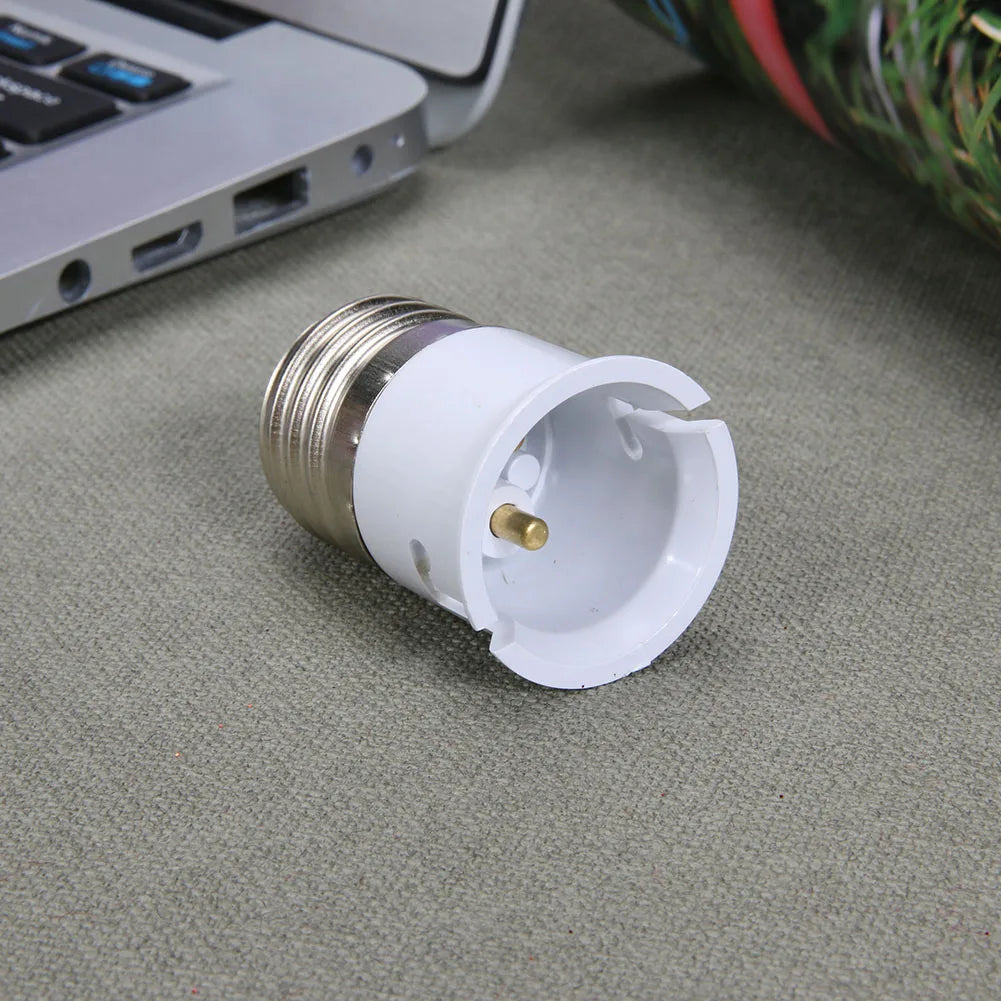 Lamp Base E27 to B22 Lamp Holder Socket Base Light Bulb E27 to B22 Socket Holder Adapter Lighting Parts Accessories Peaceful Pleasures Health and Wellness