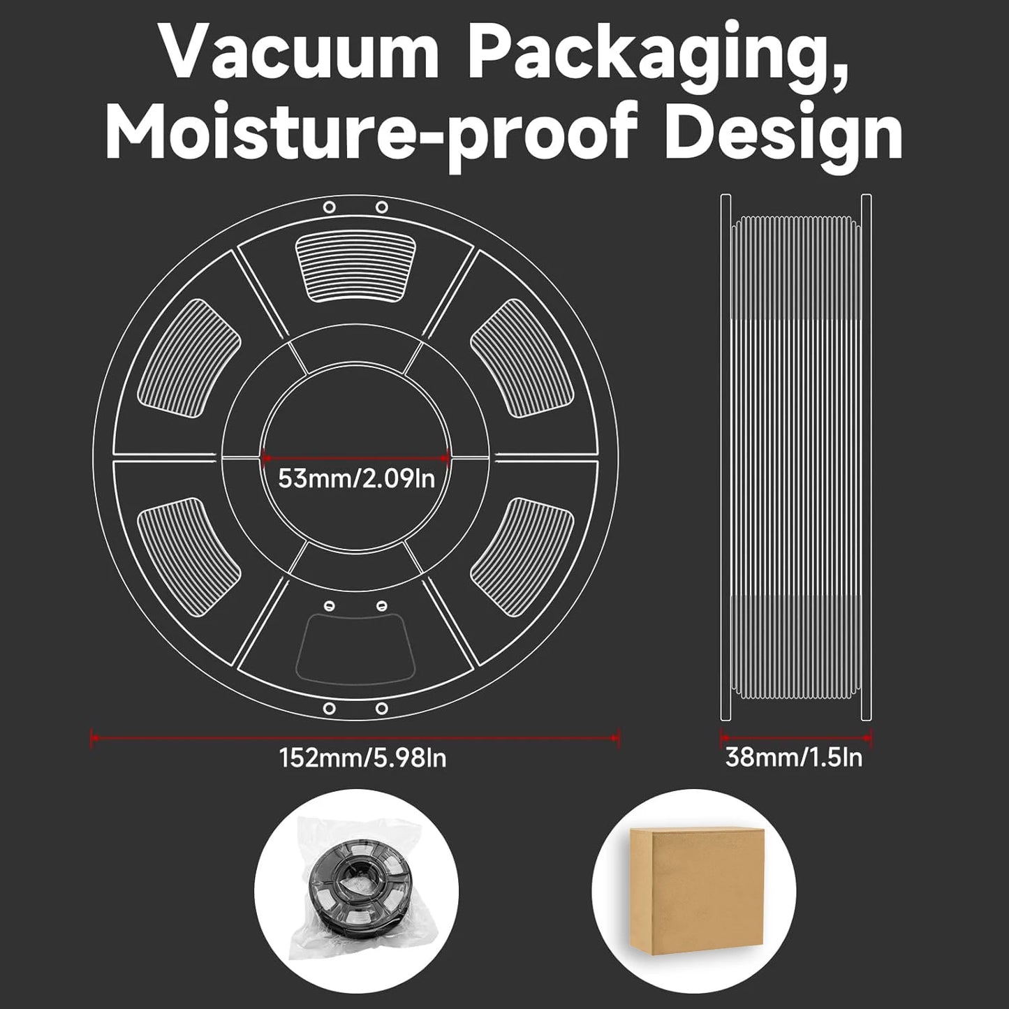 Silk PLA Filament 1.75mm 4-Pack | Copper Gold Silver Bronze 250g