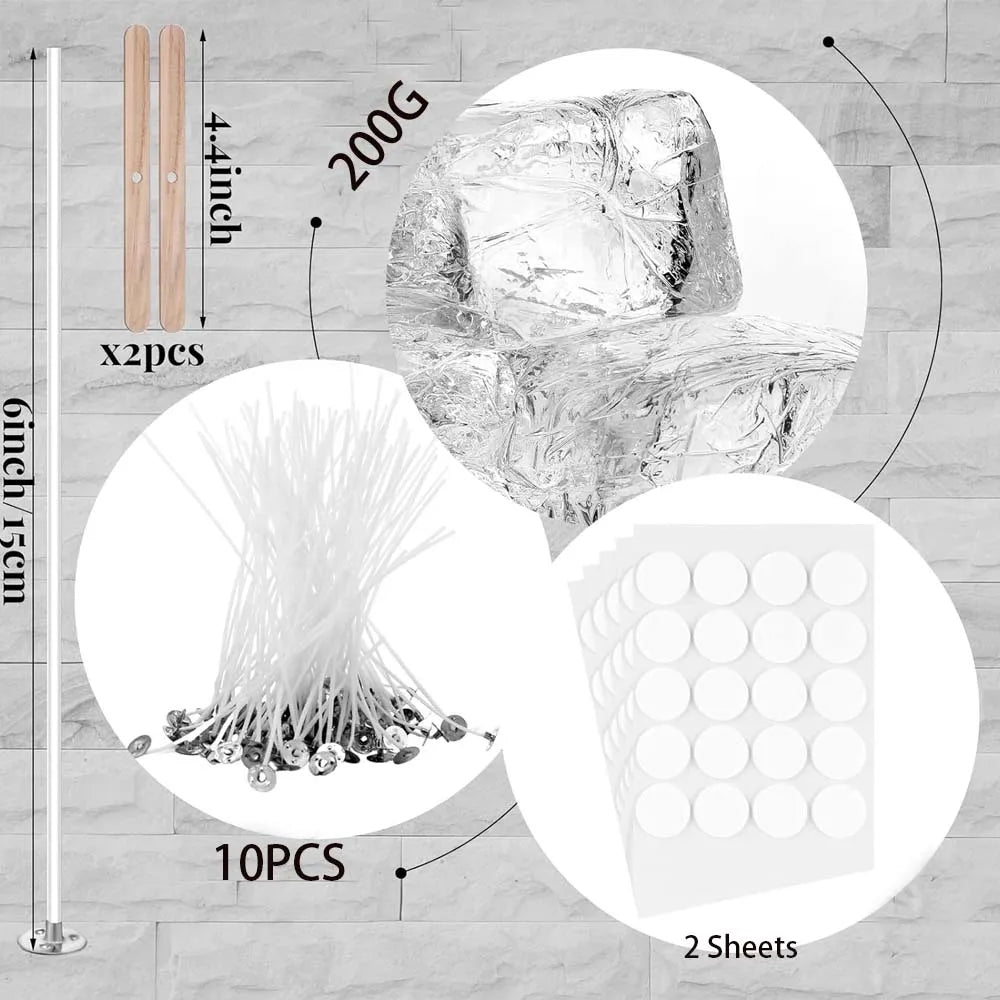 Crystal Jelly Wax Kit 200g/500g – DIY Candle Making Supplies