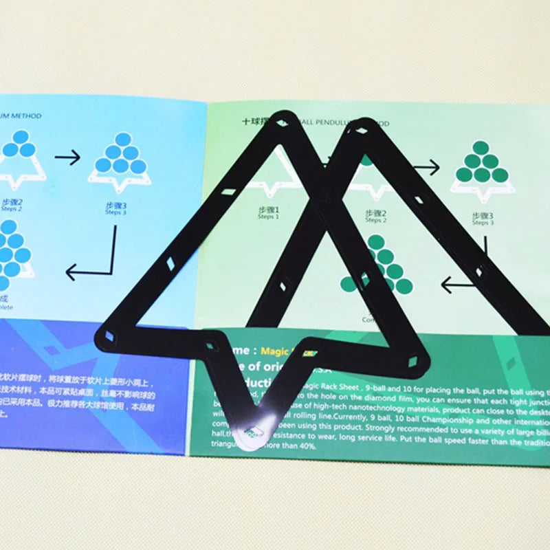 Billiards Rack Positioning Stickers – 8 Ball & 9 Ball Set