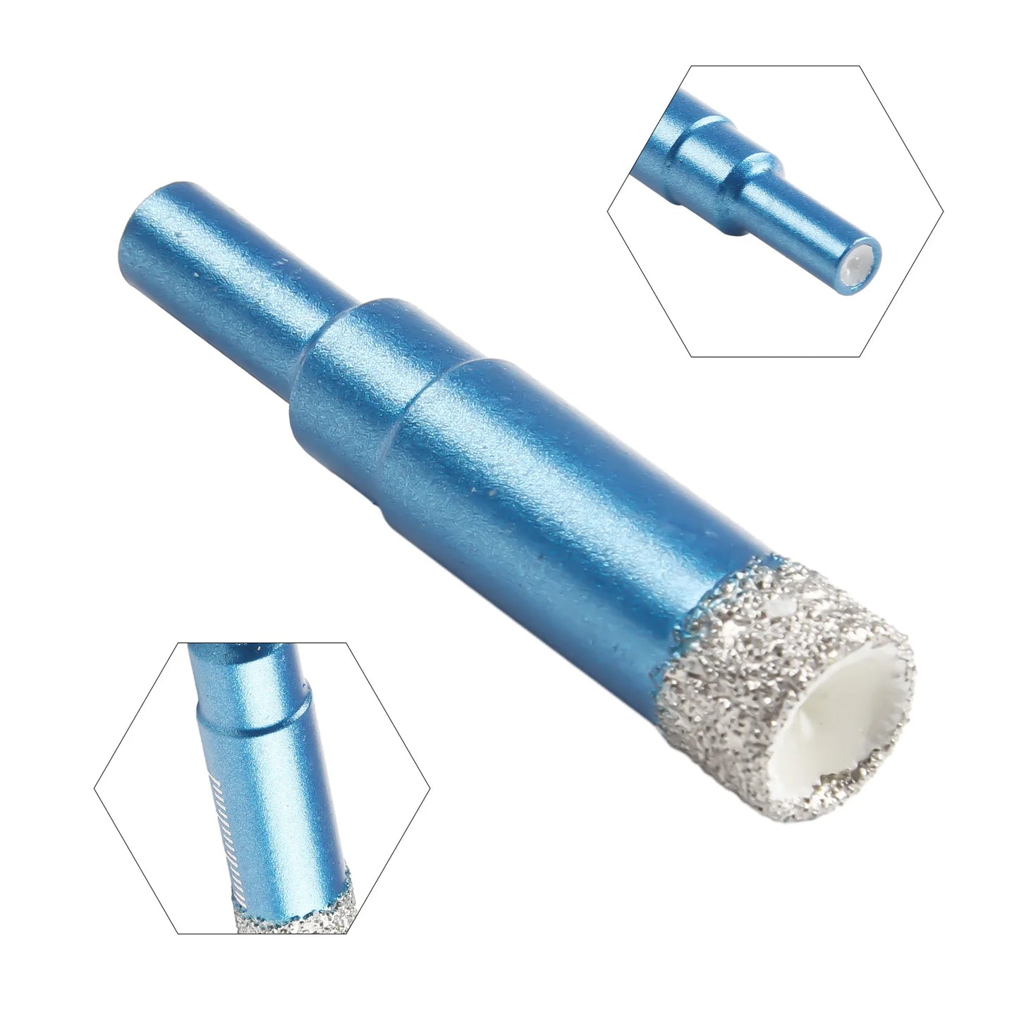 Coated Core Drill Bit Round Shank Glass Marble Granite Meal Drilling