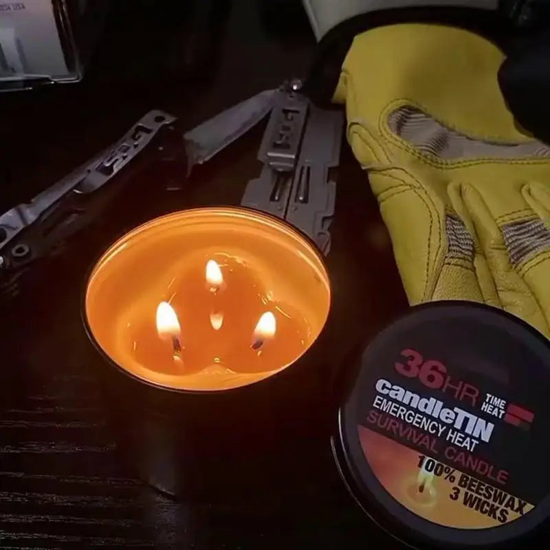 Emergency Candles for Household Disaster emergency lighting long burning survival candle Waterproof Windproof Candle for camping Peaceful Pleasures Health and Wellness