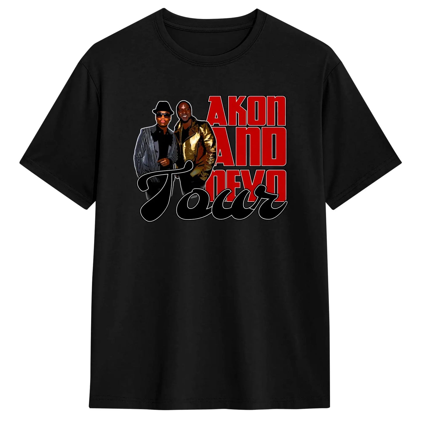 Akon Nights Like This Tour 2026 Men's Cotton T-Shirt S–6XL