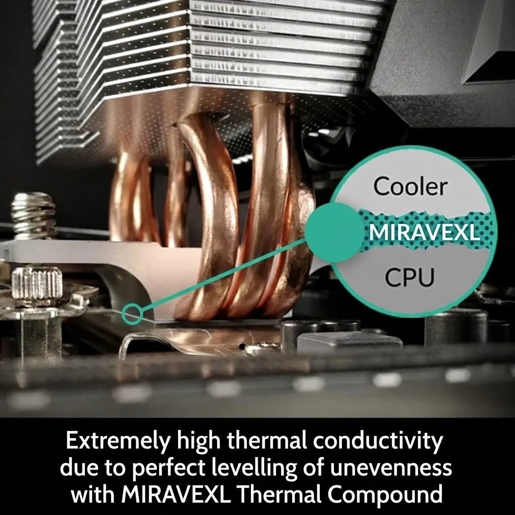 MIRAVEXL 8g Thermal Paste High Performance Cooling Grease Compound for CPU GPU PC PS4 Xbox Non-Conductive Heatsink Plaster Peaceful Pleasures Health and Wellness