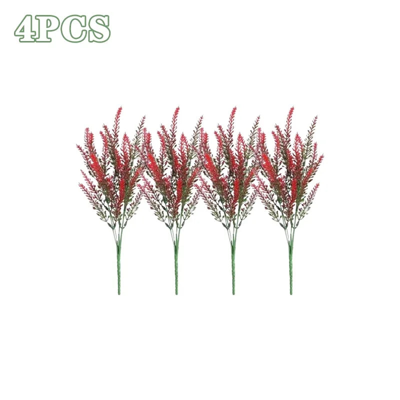 UV Resistant Lavender Artificial Flowers | Outdoor Garden Decor